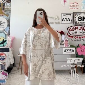 dairy boy camo woodland cotton oversized t shirt